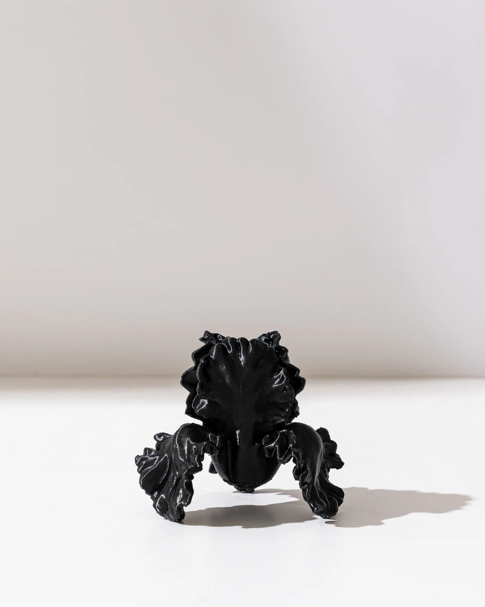 Black | Flower Candle Holder Set of 2 - Image 4