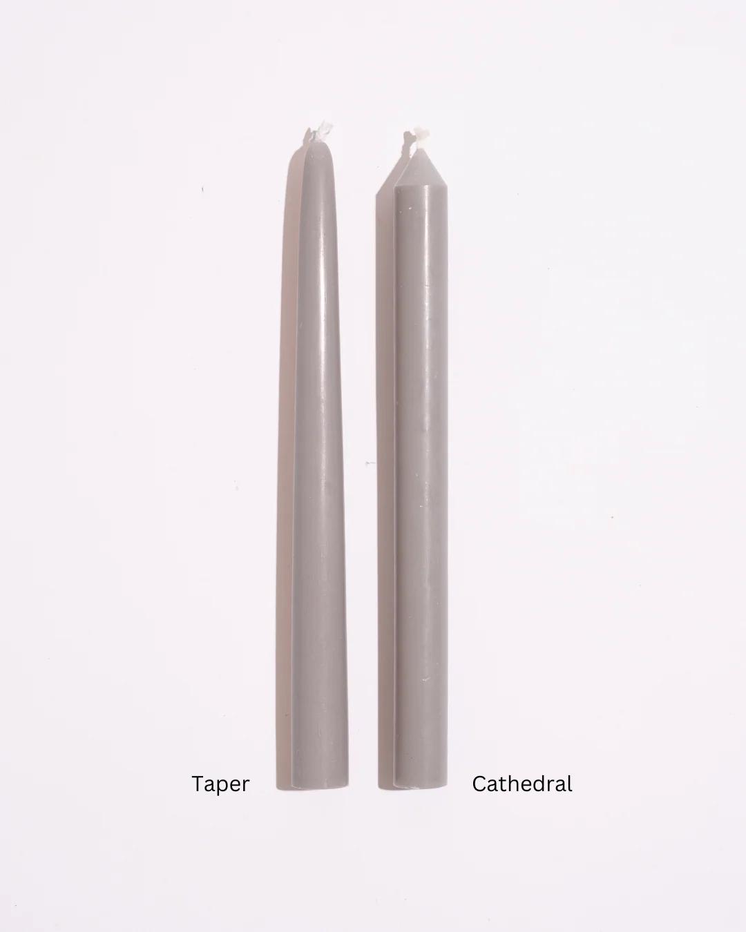 Dove Grey Taper Candles XXL - Image 4