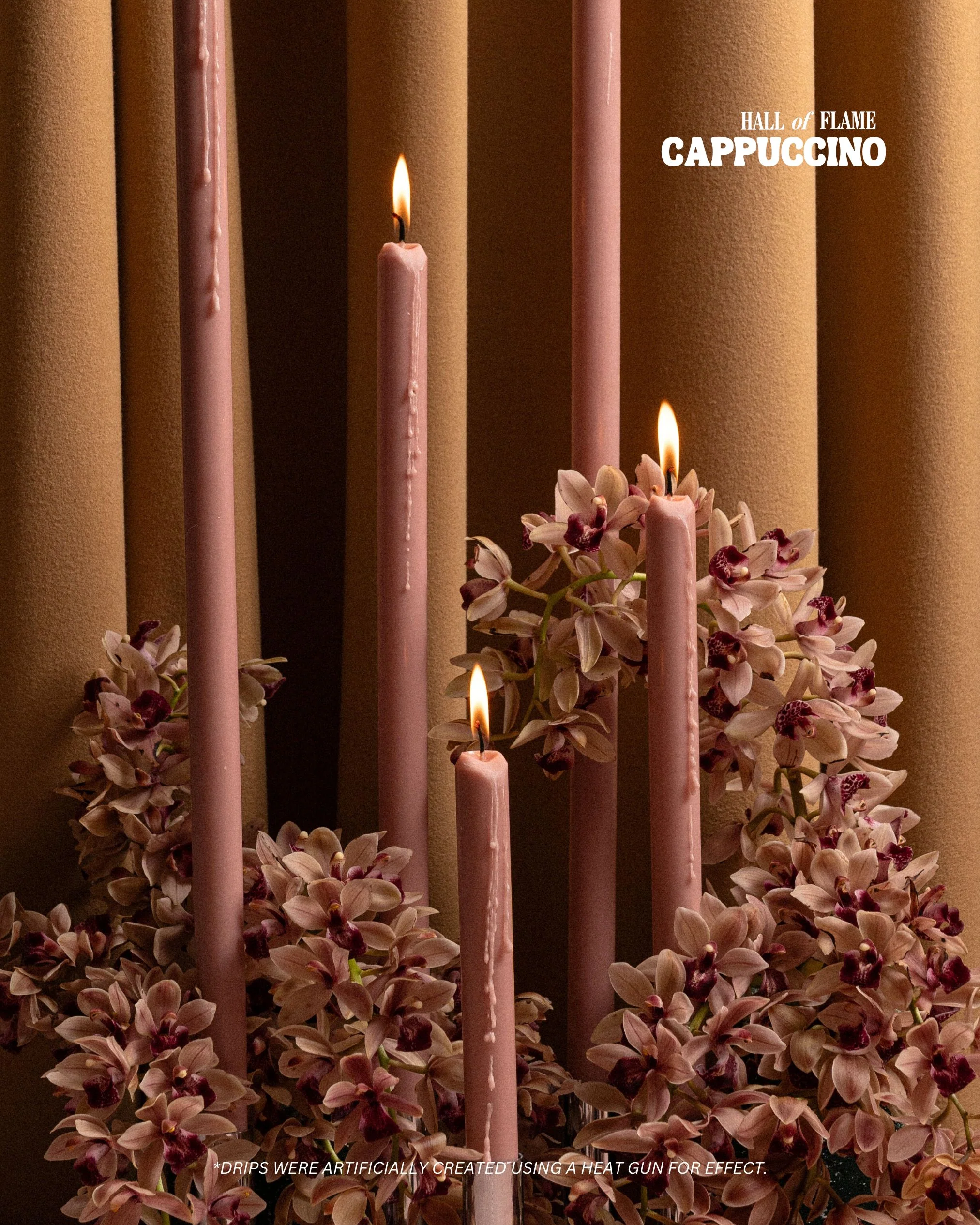 Dusty Rose Cappuccino Cathedral Candles XXL - Image 6