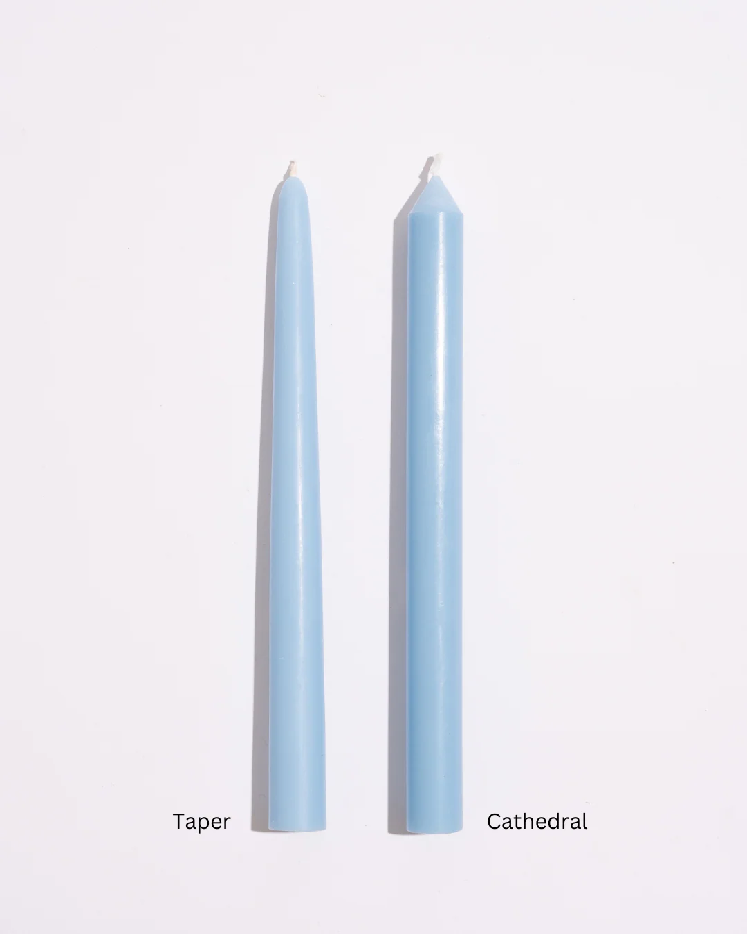 Hydrangea Blue Taper Candles XXL - Image 4