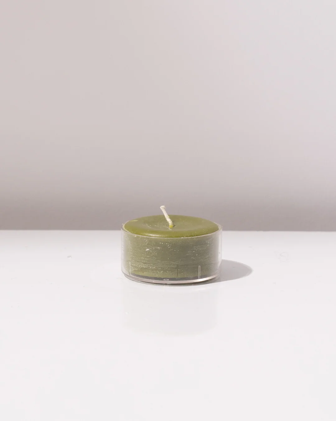 Moss Green Tea Light Candles - 10 Pack