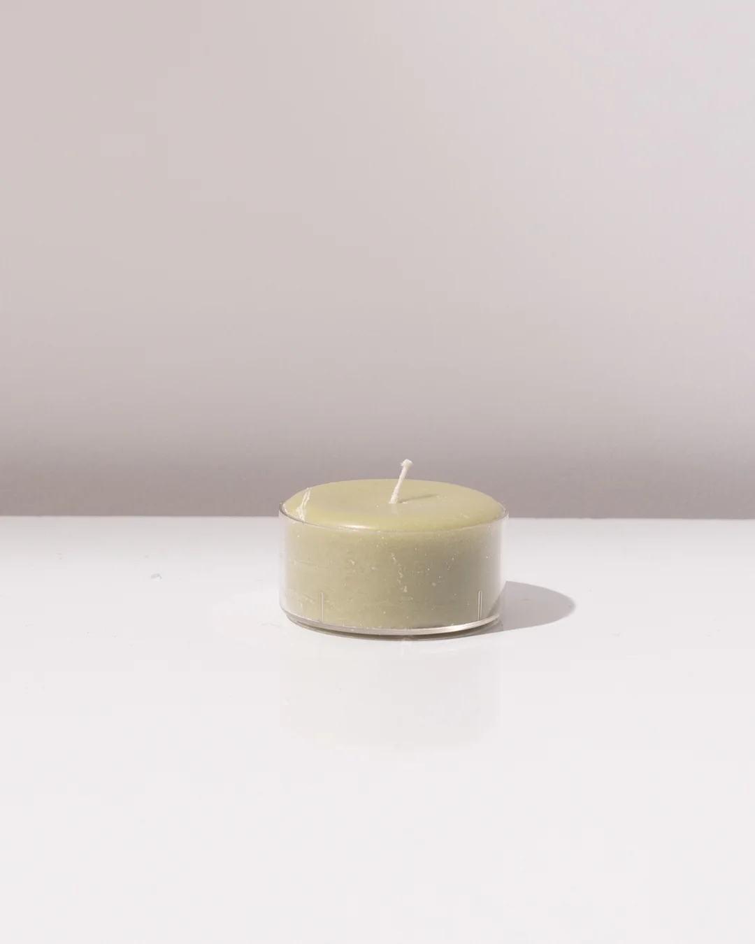 Olive Green Tea Light Candles - 10 Pack