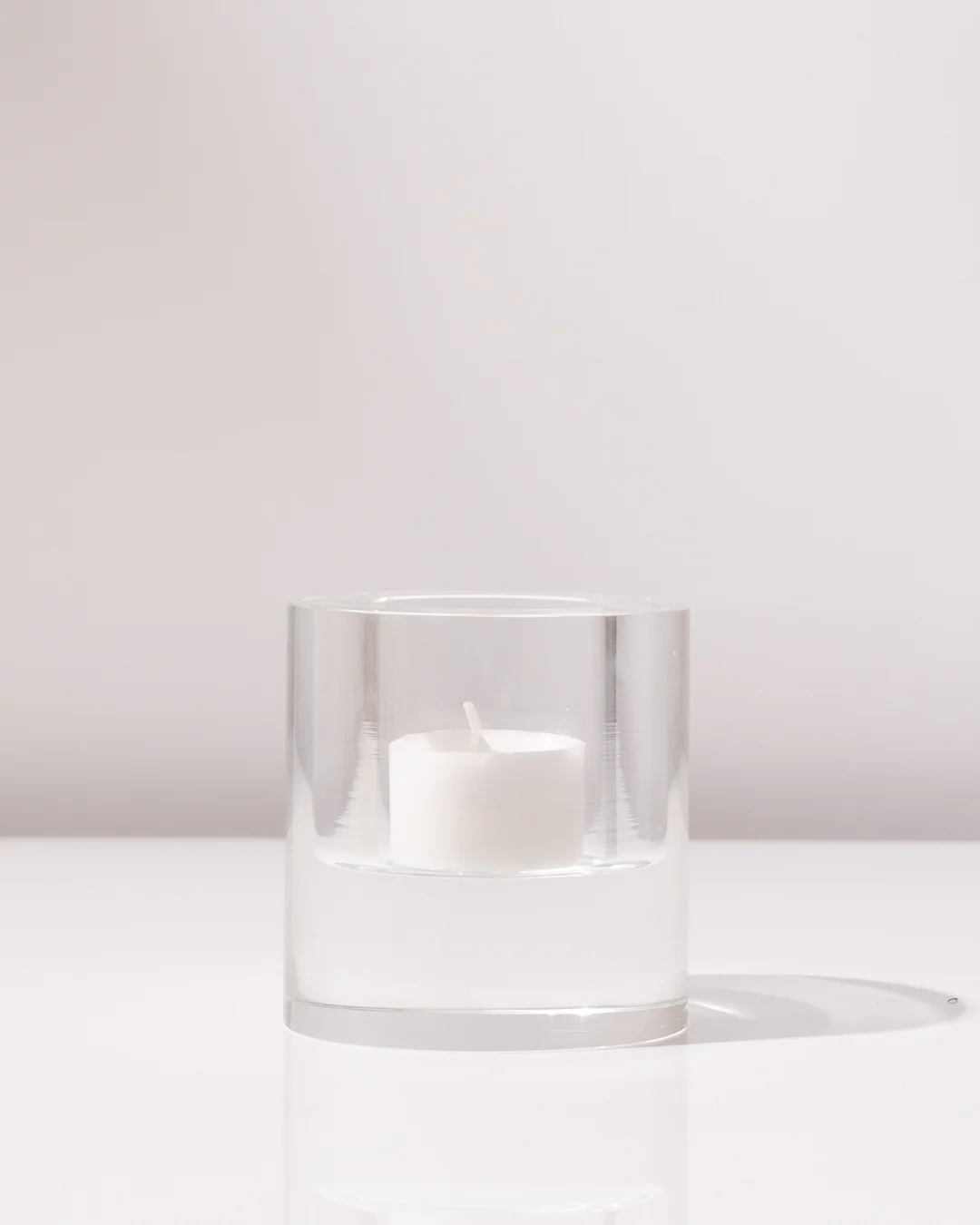 Round | Crystal Glass Votive Holder