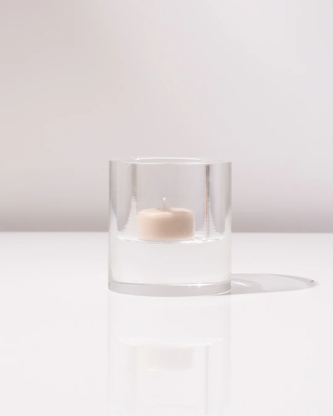 Sand Beige Tea Light Candles - 10 Pack - Image 2